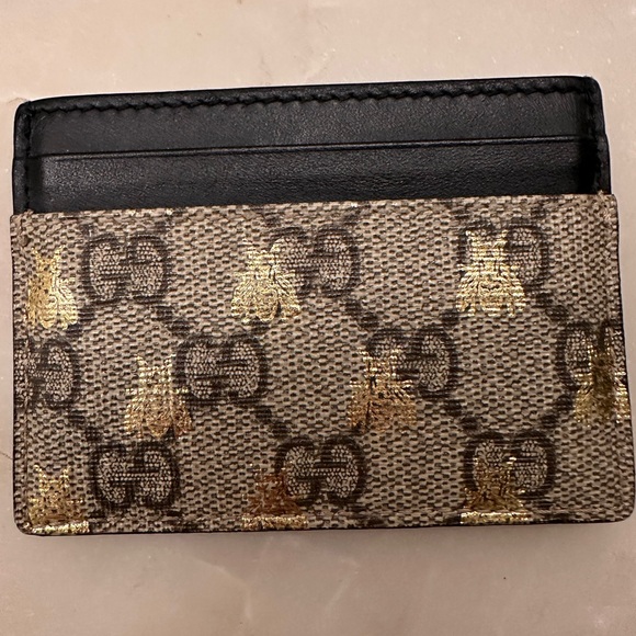 Men’s Gucci Card holder with bees - Picture 5 of 5